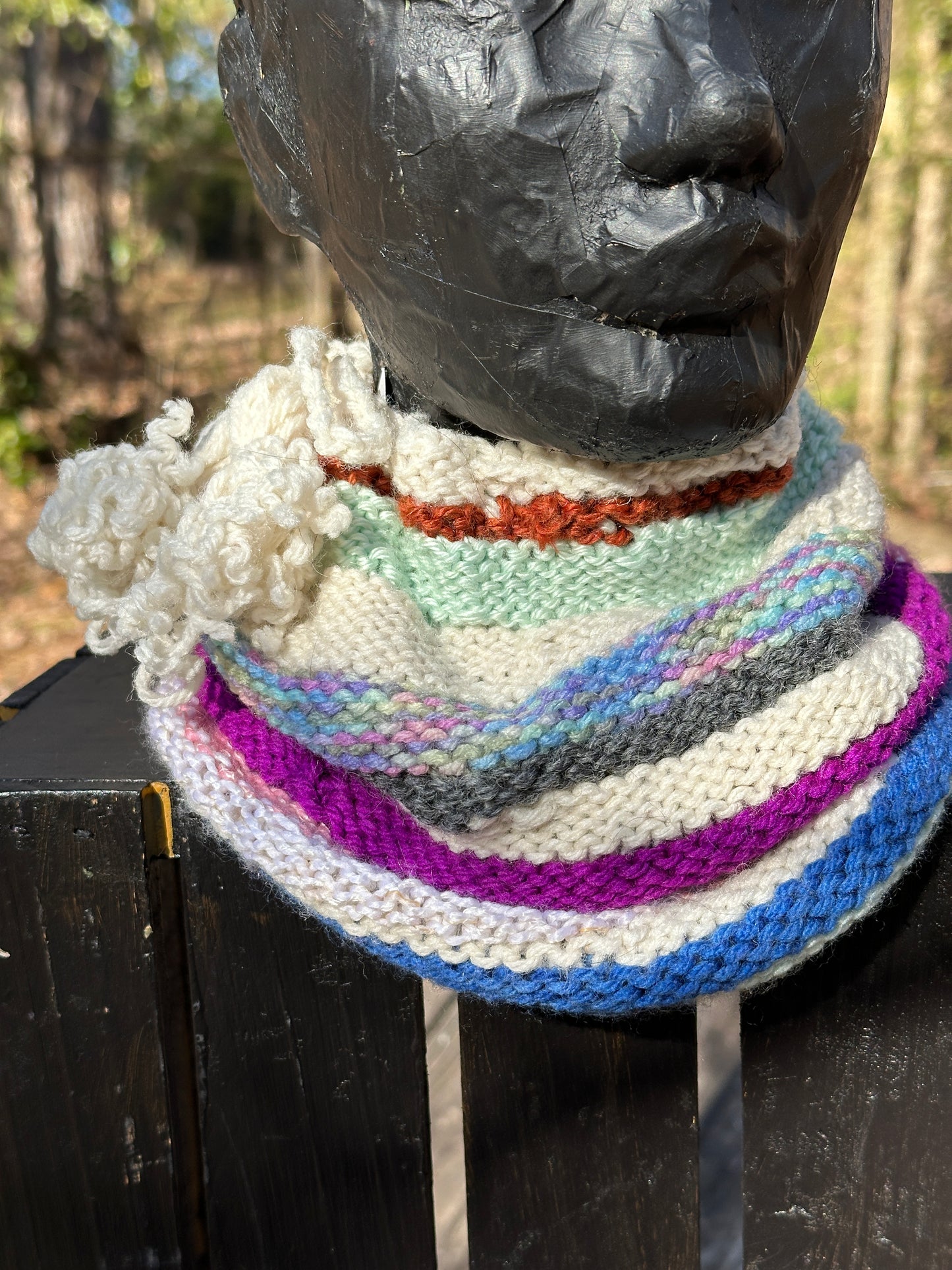 Convertible Hat-Slouchy-Messy Bun or Ponytail-Cowl