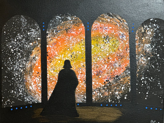 DV and Aldebaran, 16x20 Acrylic on Canvas, ready to hang