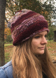 Convertible Hat-Slouchy-Messy Bun or Ponytail-Cowl